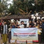 Kurangi Duka Usai Kebakaran Hebat, Pelopor Kepedulian Salurkan Bantuan Logistik Ke Pondok Pesantren Nurul Dzolam
