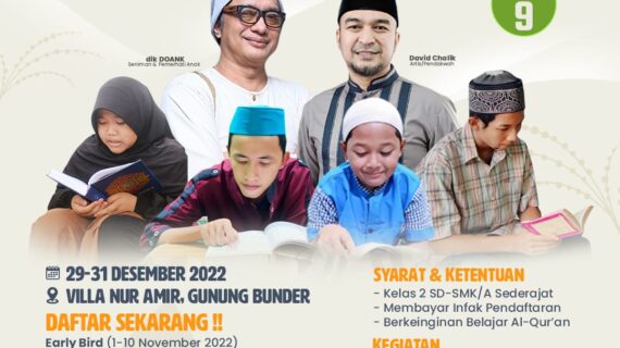 Buat Liburan Lebih Bermanfaat Pelopor Kepedulian Gelar Smart Tahfidz Camp