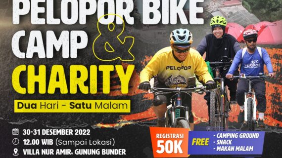 Pelopor Bike & Camp Charity, Gowes Sambut Tahun Baru dengan Seru!