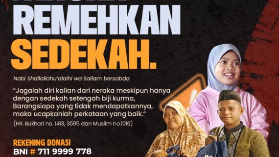 Jangan Remehkan Sedekah!